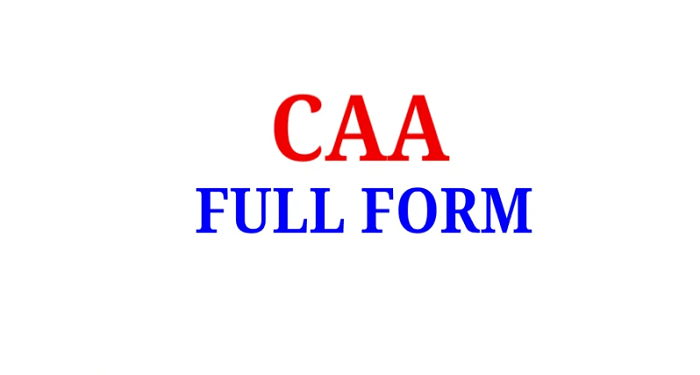 CAA Full Form in English