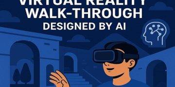 Virtual Reality Walk-through Designed by AI The New Era