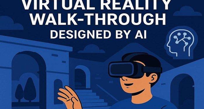 Virtual Reality Walk-through Designed by AI The New Era